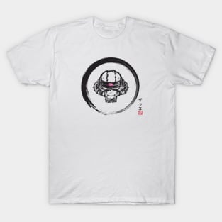 Gundam / Zaku (Black Ink) T-Shirt